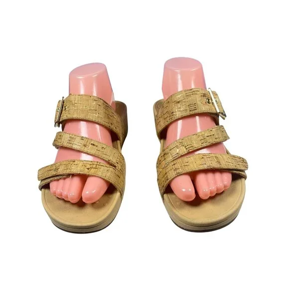 Vionic Pacific Rio Gold Slide On Sandals Women's 8 - Picture 15 of 15